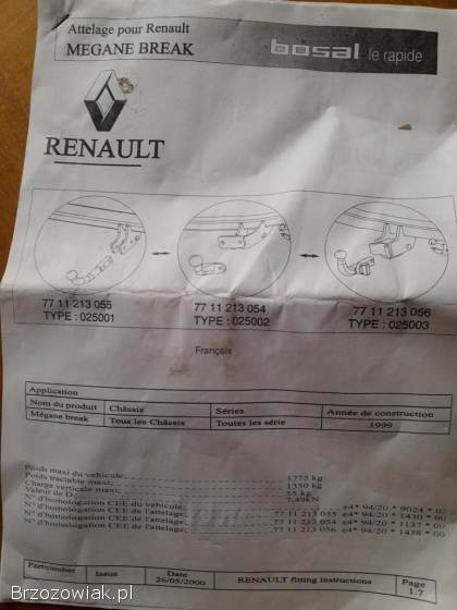 Sprzedam Belka tylna Renault