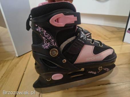 Łyżworolki spokey Quattro 4w1 regulowane 30-33 kask ochraniacze