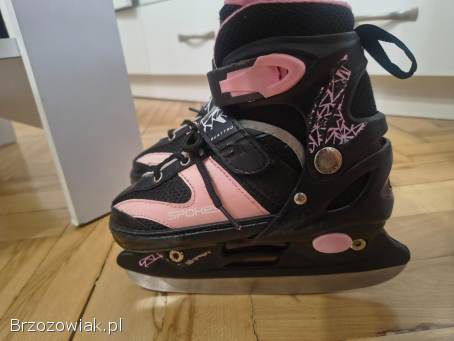 Łyżworolki spokey Quattro 4w1 regulowane 30-33 kask ochraniacze