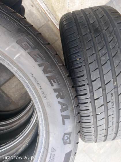 Opony letnie 225/55R17 -  JAK NOWE 7.  5mm