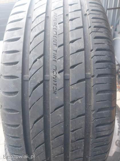 Opony letnie 225/55R17 -  JAK NOWE 7.  5mm
