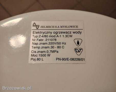 Sprzedam ogrzewacz wody Zelmer