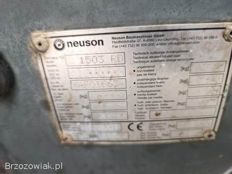 Minikoparka wacker Neuson 1503RD regulowane podwozie