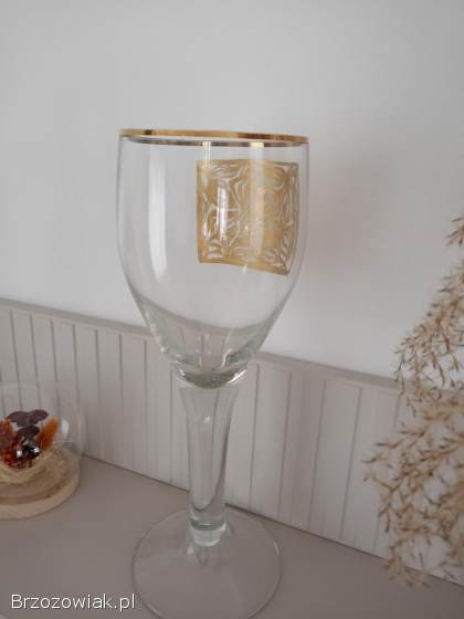 Kielich ozbdobny szklany 35 cm