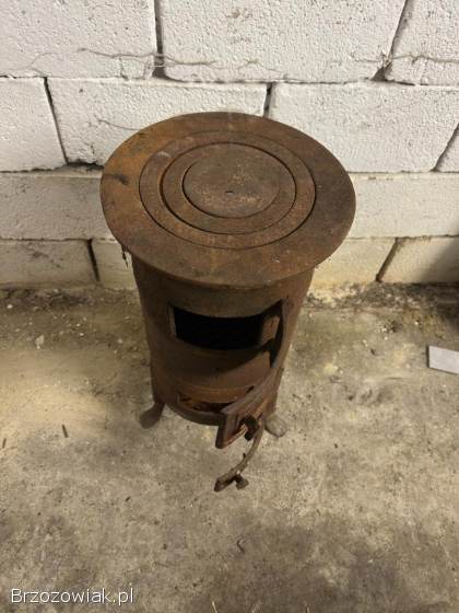 Koza,  piec żeliwny dekoracyjny