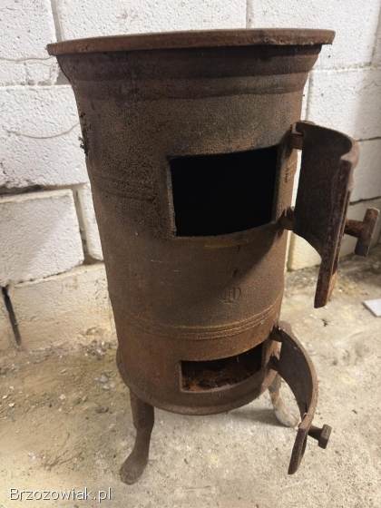 Koza,  piec żeliwny dekoracyjny