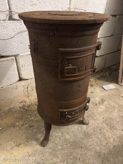 Koza,  piec żeliwny dekoracyjny