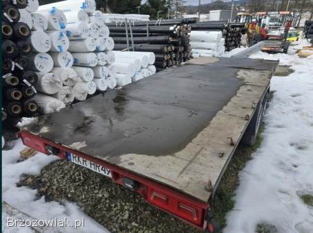 Przyczepa sam 2000dmc rozsuwana platforma 5m