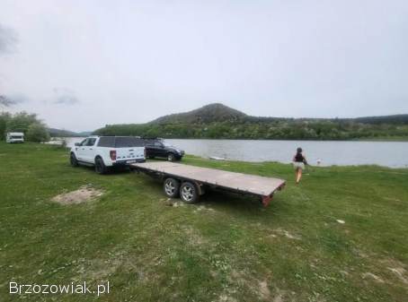 Przyczepa sam 2000dmc rozsuwana platforma 5m