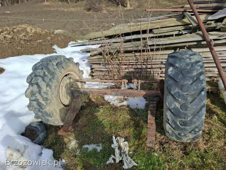 Oś beczkowóz przyczepa