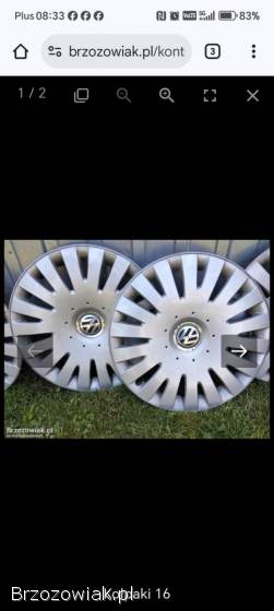 Kołpaki 16 VW