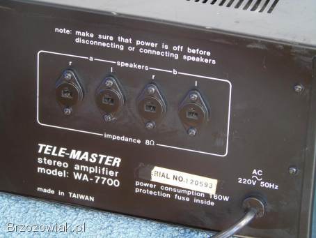 Wzmacniacz Tele-Master WA-7700 Vintage.  DOSTAWA