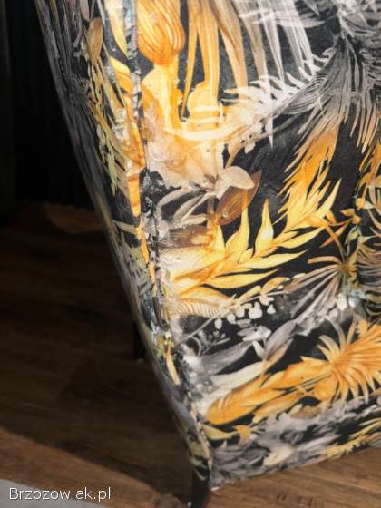 Fotel uszak retro loft