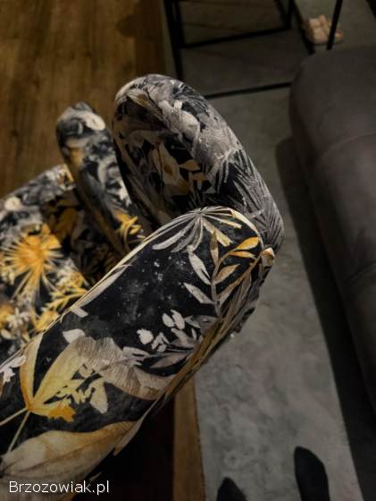 Fotel uszak retro loft