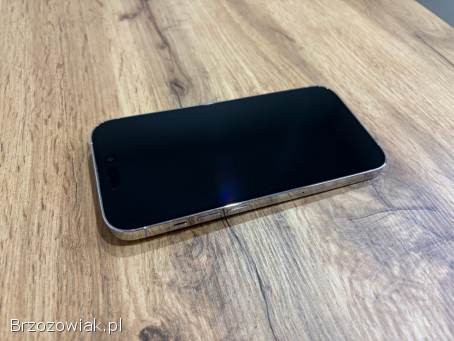 Okazja!  Iphone 14 Pro Srebrny/Biały!  Gwarancja!  Bat.  100!  Super Stan!