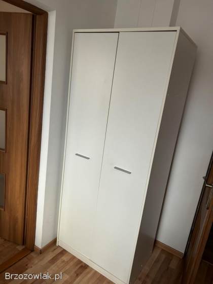Komoda i szafa,  białe meble na sprzedaż