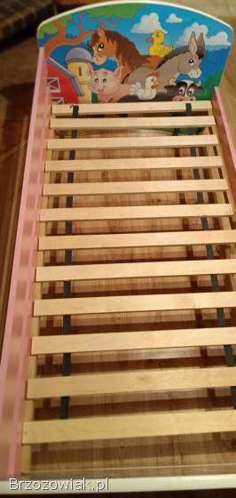 Łóżeczko dla dziewczynki -  kolor różowy