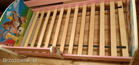 Łóżeczko dla dziewczynki -  kolor różowy