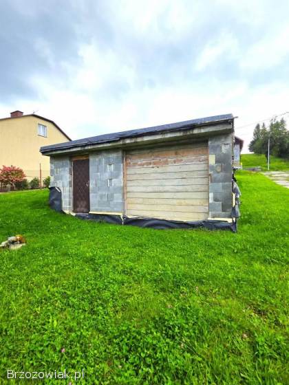 Działka z rozpoczętą budową w Sanoku