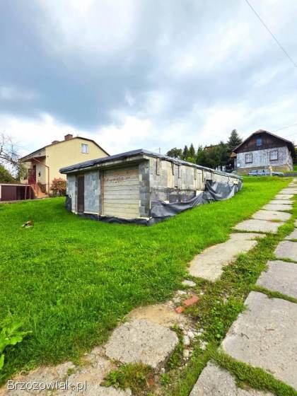 Działka z rozpoczętą budową w Sanoku