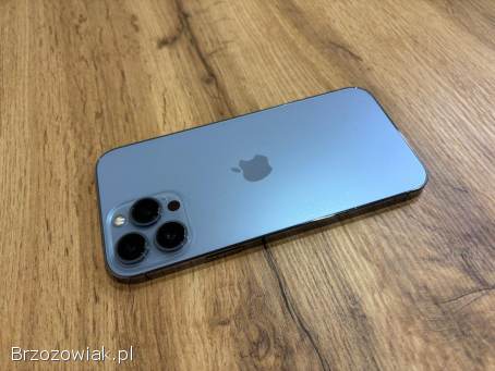 Okazja!  Iphone 13 Pro Max Sierra Blue!  Super Stan!  Kondycja Bat 100