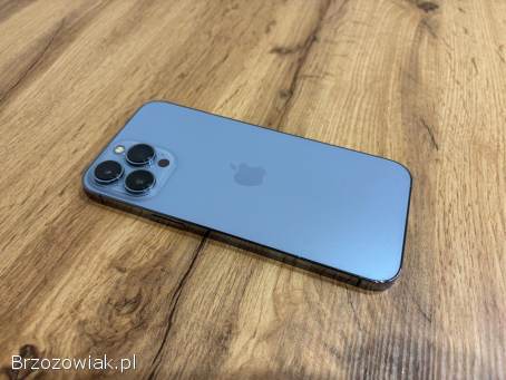 Okazja!  Iphone 13 Pro Max Sierra Blue!  Super Stan!  Kondycja Bat 100