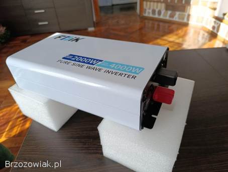FDIK Falownik 4000W 12V na 220V -  Czysta Sinusoida mocny.