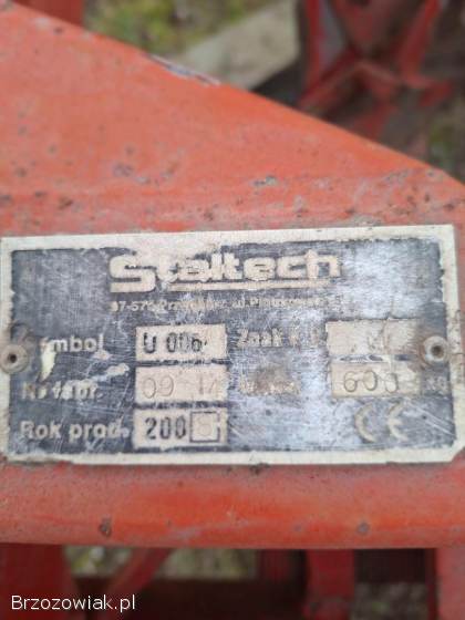 Pług 4-ka duża Staltech na zabezpieczeniu