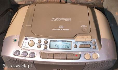 RADIOODTWARZACZ CD MP3/ KASETY SONY CFD-S03CP