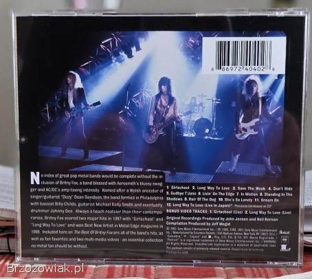 CD BRITNY FOX -  The Best Of.  Hard Metal 80 s USA.