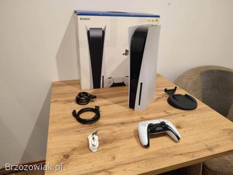 Okazja!  Konsola PS5 z napędem + pad!  Playstation 5!  Super Stan!