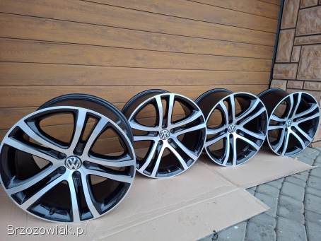 4x Oryginalne Alufelgi Savannah VW R-line 19 5x112 ET33