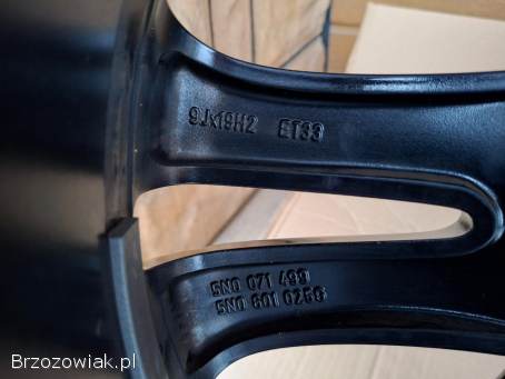 4x Oryginalne Alufelgi Savannah VW R-line 19 5x112 ET33