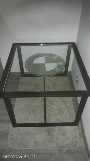 Szyba z motywem BMW ( piaskowane)