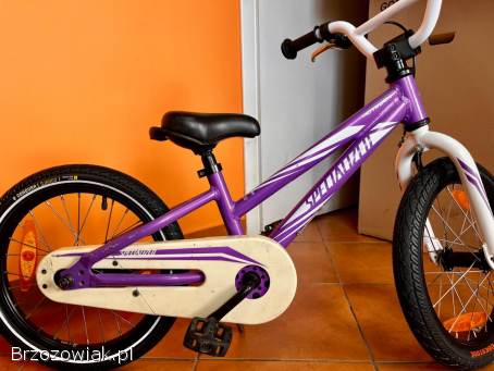 Rower dziecięcy Specialized 16” fioletowy / Aluminium / Wysyłka