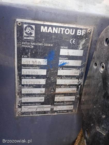 Wózek widłowy MANITOU MSI30D