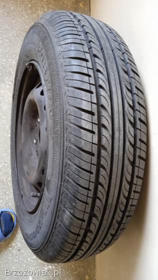 Sprzedam opony letnie na felgach stalowych 155/80/R13