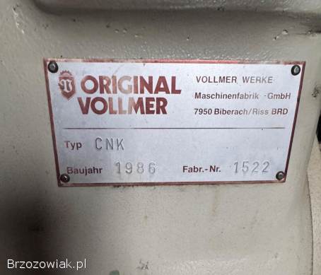 Ostrzarka do pił tarczowych VOLLMER CNK Silnik SIEMENS