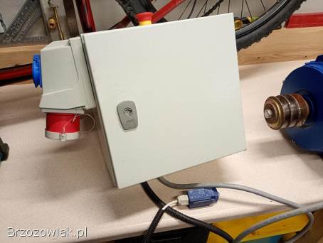 Silnik 7,  5 kW do rębak z elektryką wiązka