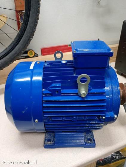 Silnik 7,  5 kW do rębak z elektryką wiązka