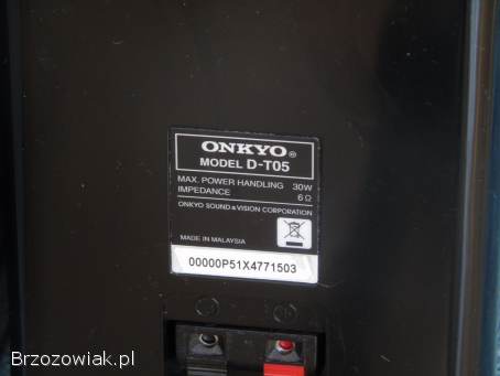 Kolumny Onkyo D-T05 sprawne i mocne.  WYSYŁKA.
