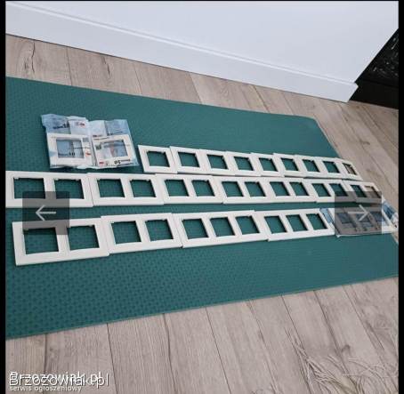 Osprzęt elektryczny – gniazda,  włączniki oraz ramki