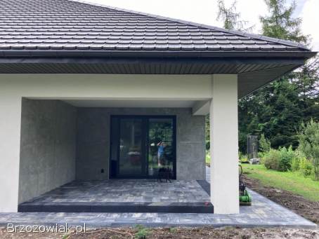 Brukarstwo Ogrodzenia Uslugi koparka wraz z wozidlem.