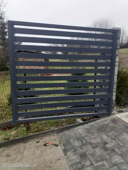 Bramy przęsła z aluminium