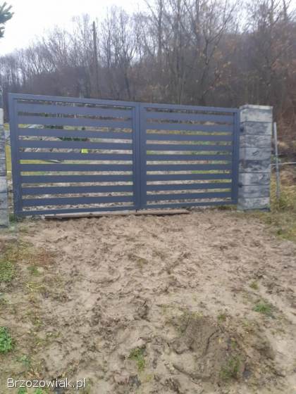 Bramy przęsła z aluminium
