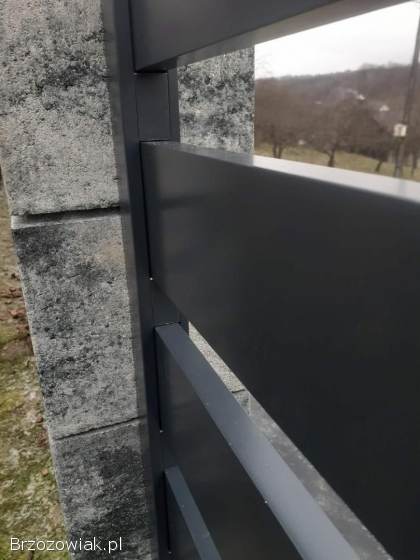 Bramy przęsła z aluminium