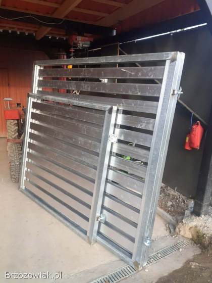 Bramy przęsła z aluminium