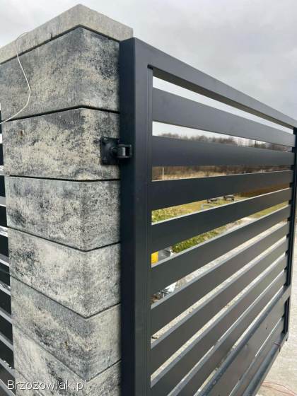 Bramy przęsła z aluminium
