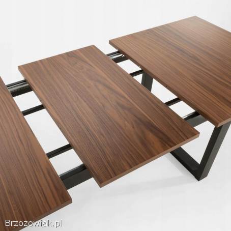 Stół Loftowy LOFTON S Orzech – Naturalny Fornir