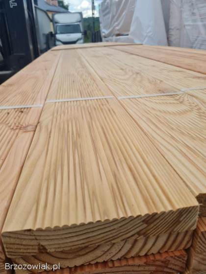 DESKA TARASOWA MODRZEW 148X28 PRODUCENT TRANSPORT